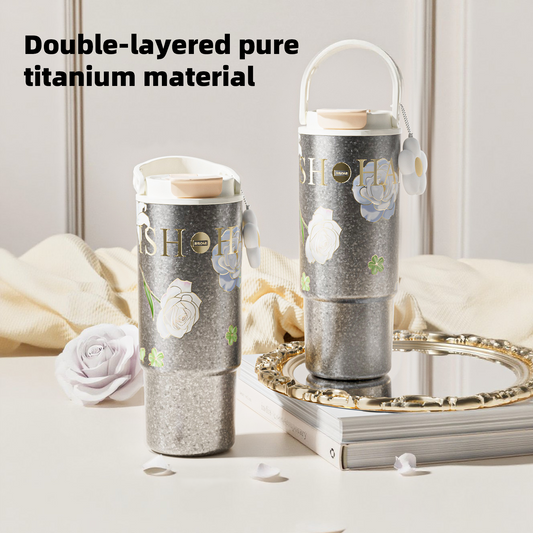 Titanium Garden Series Camellia Big Mac Cup - TitaniumNext